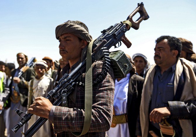 Yemen’s internationally recognized government has been battling the Iran-backed Houthis since 2014, when the militants seized the northern capital of Sanaa. (File/AFP)