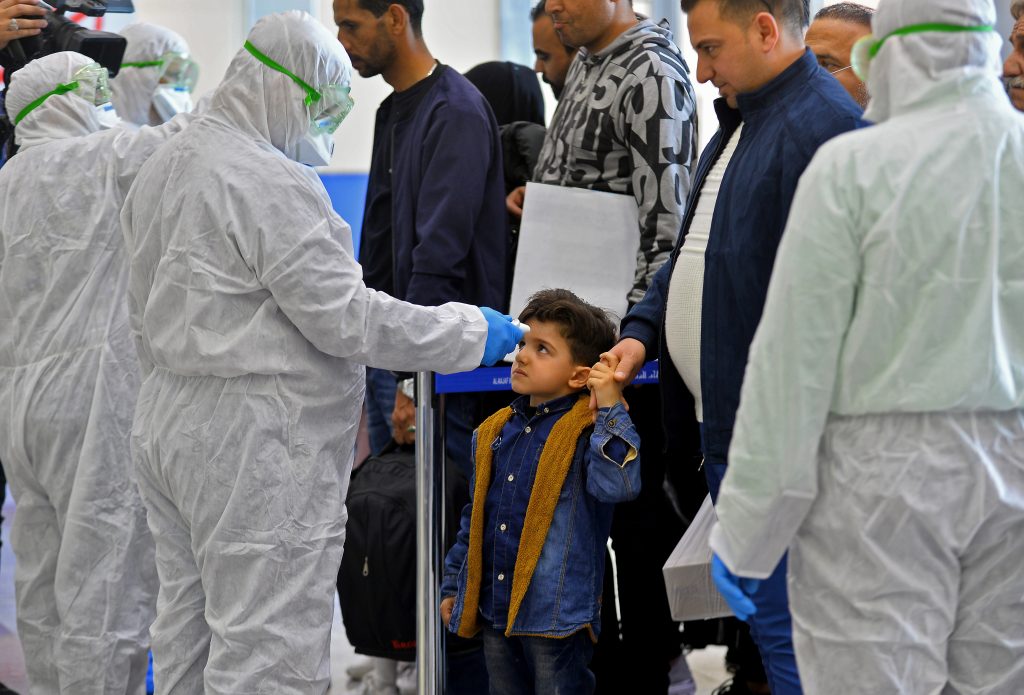 Muslim cleanliness practices may be partly responsible for the somewhat low rates of infection in parts of the Middle East, Mimata notes. (AFP)