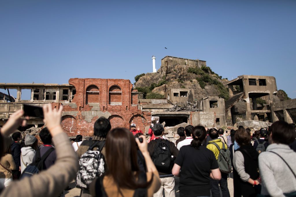 The number of foreign visitors to Japan fell for the fourth straight month in January. (AFP)