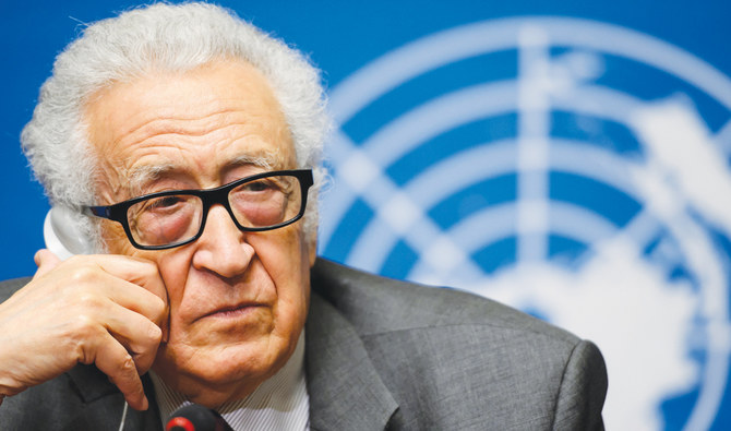 Lakhdar Brahimi, above, described the Trump proposal as ‘a brutal attack on Palestinians’ aspirations, rights and needs.’ (AFP)