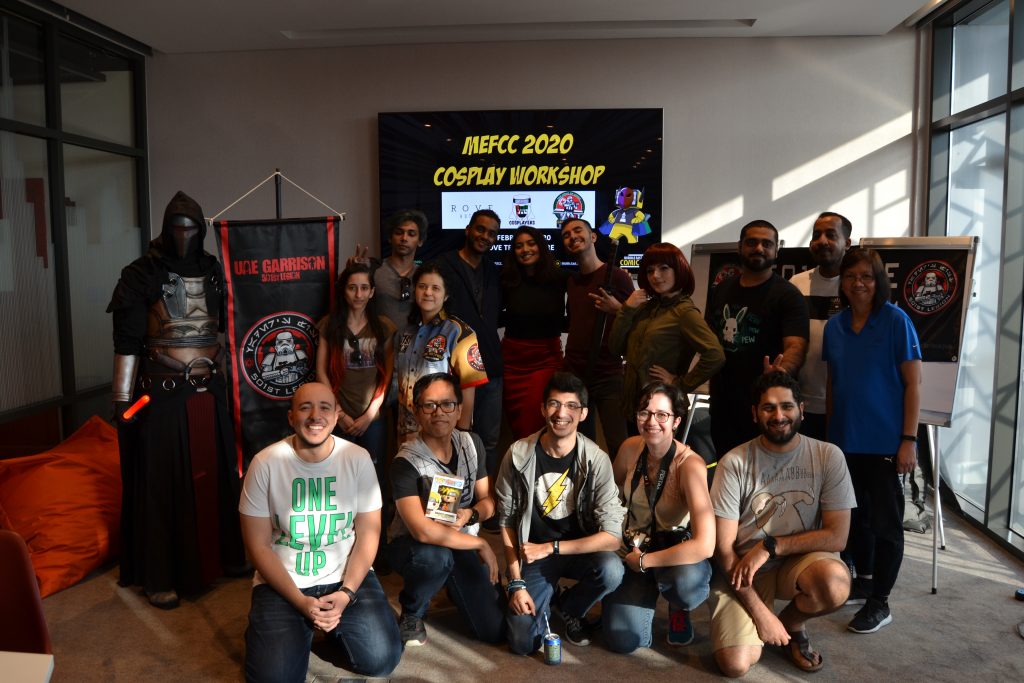 MEFCC hosted a cosplay workshop with the support from UAE Cosplayers, 501st legion and Speedy Comics, on February 22 at the Rove Trade Centre Hotel, Dubai. (AN Photo)