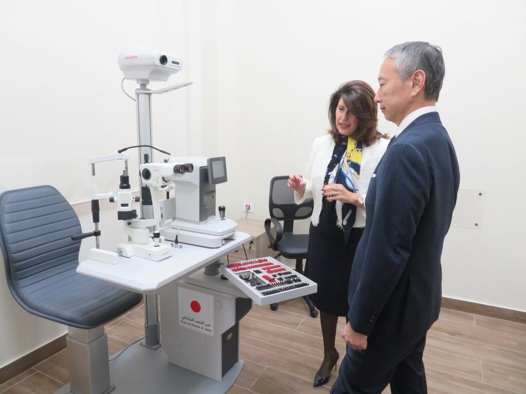 The Government of Japan provided medical equipment for Lebanon’s Hazmieh Municipal Primary Health Care Center (PHCC). (Supplied)