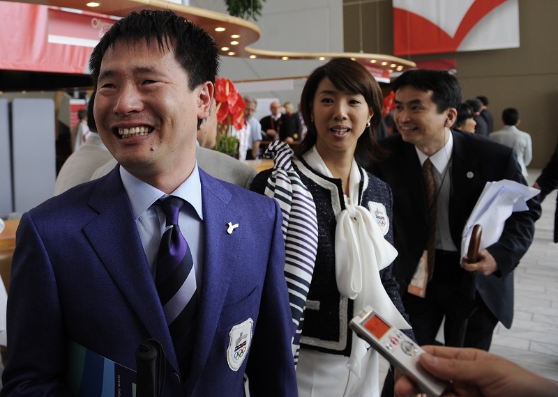 JPC President Junichi Kawai (left) said he hopes that the total number of medals for Japan at the games will exceed the record high of 52, won at the 2004 Athens Paralympics. (AFP/file)