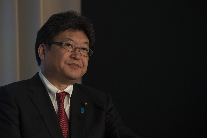 The education ministry has posted a message from education minister Koichi Hagiuda (above) on its website saying that 
