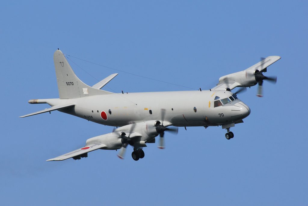 Japan Maritime Self-Defense Force Lockheed Martin P-3C Orion anti-submarine and maritime surveillance aircraft. (Shutterstock)