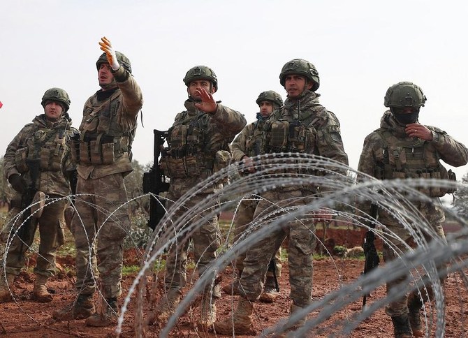 Dozens more Turkish troops were injured in the air strike in Syria’s northwestern Idlib province. (File/AFP)