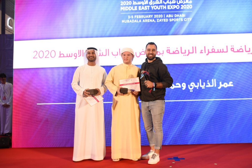 The opening ceremony hosted by radio host and YouTube personality Hassan Alsheikh, included the first of the MEYE Young Leader of the Year Awards celebrating and acknowledging young leaders in the Middle East. (Supplied)