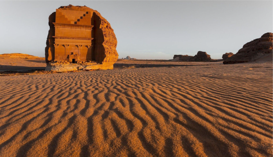 The Tomb of Liḥ yan son of Kuza (formerly Qasr AlFarid). Credit: The Royal Commission for AlUla. (Supplied)