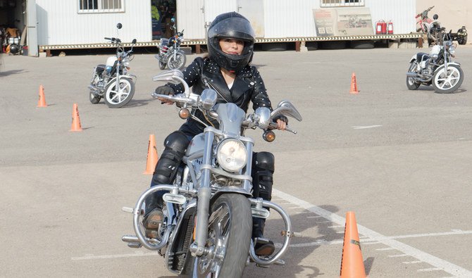 The institute is the first school in Saudi Arabia to offer motorbike training, not only to men but for women who have a passion for motorcycles. (Photos/Supplied)