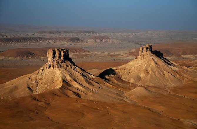 Landscapoe shot is between Wadi Al Dawasir and Haradh in Saudi Arabia. (AFP/File photo)