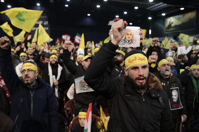 File photo shows supporters of Lebanese militant group Hezbollah in Beirut. (AFP)