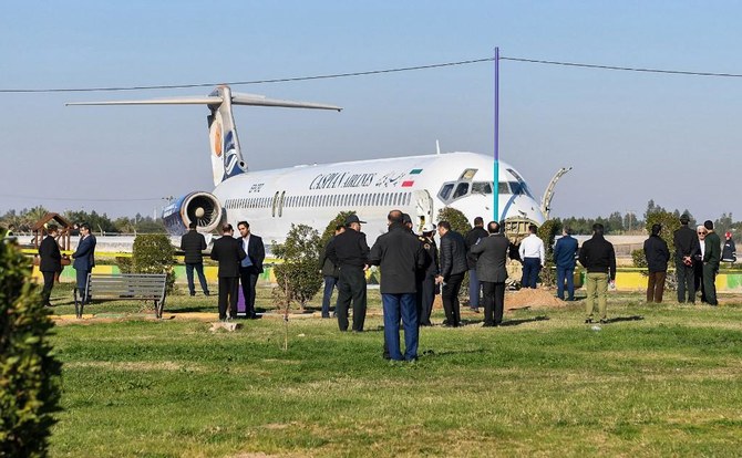 A few days earlier Iranian passenger airliner Caspian Airlines carrying some 150 passengers skidded off the runway and into a highway next to the airport in the southern city of Mahshahr. (File/AFP)