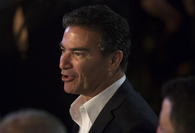 Israel’s head of Mossad Yossi Cohen attended the secret meeting in Doha at the beginning of February. (File/Gali Tibbon/Pool/AFP)