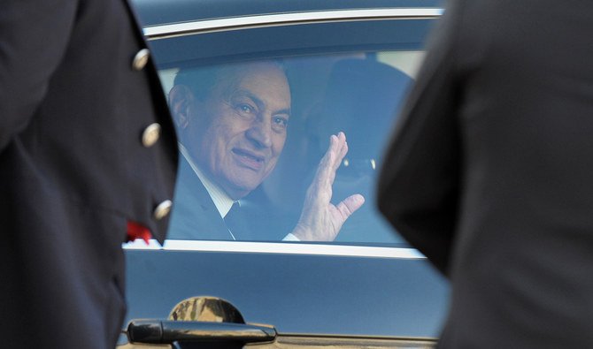 Hosni Mubarak died on Tuesday aged 91. He had led Egypt for 30 years. (AFP)