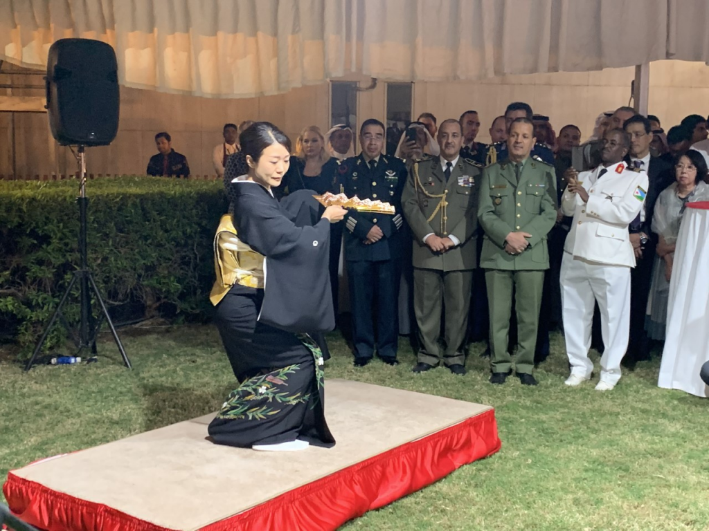 Traditional Japanese dance was performed to mark the ceremony. (AN Photo)