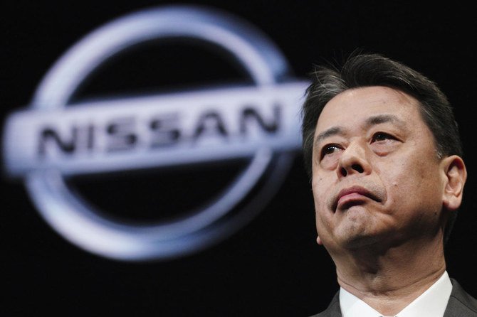Makoto Uchida pleaded with Nissan shareholders to be patient while he comes up with a plan by May to recover from crumbling profits. (AP)