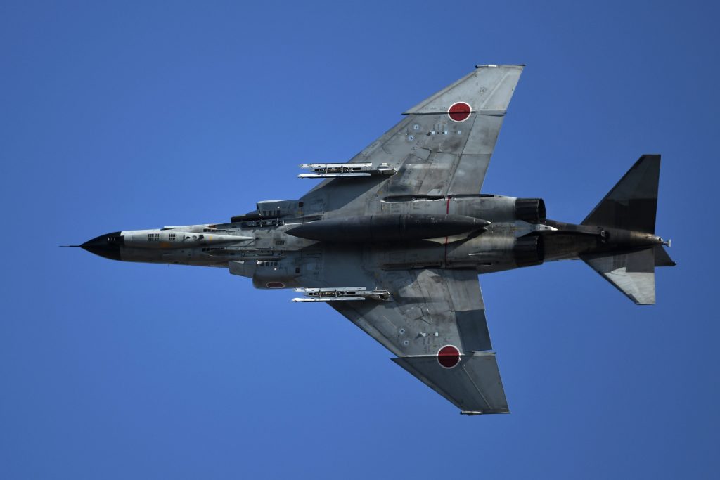 Japan Air Self-Defense Force McDonnell Douglas, Boeing F-4EJ-Kai Phantom II fighter aircraft, Nov. 30, 2019. (Shutterstock)