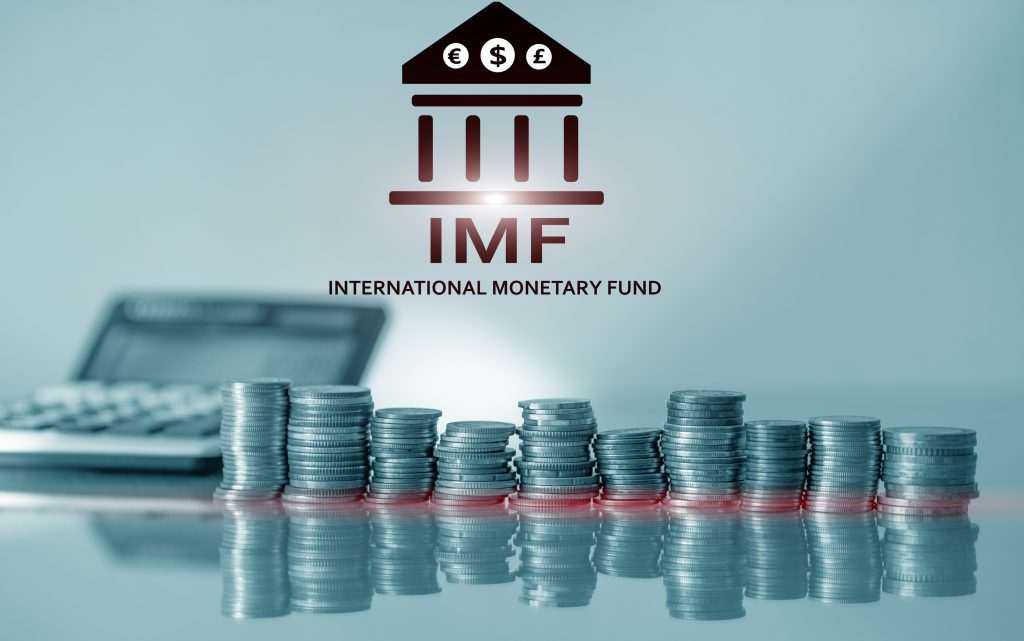 International Monetary Fund logo. (Shutterstock)