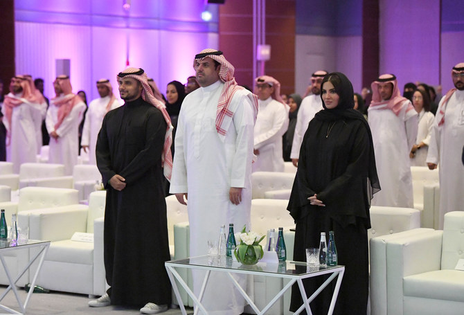 Community sports for female athletes in the Kingdom took another giant step forward after the Saudi Sports for All Federation (SFA) inaugurated on Monday the Women’s Football League (WFL) at a launch event in Riyadh. (AN Photo/Bashir Saleh)