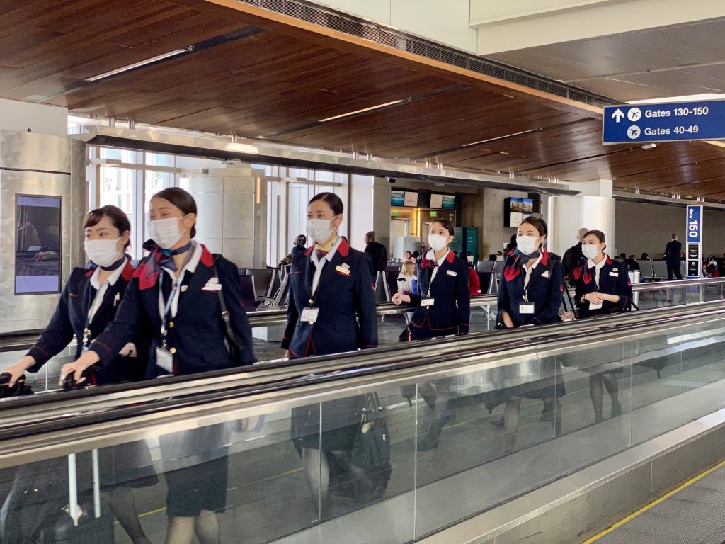 A Japan Airlines Co Ltd cabin attendant has tested positive for coronavirus. (AFP)