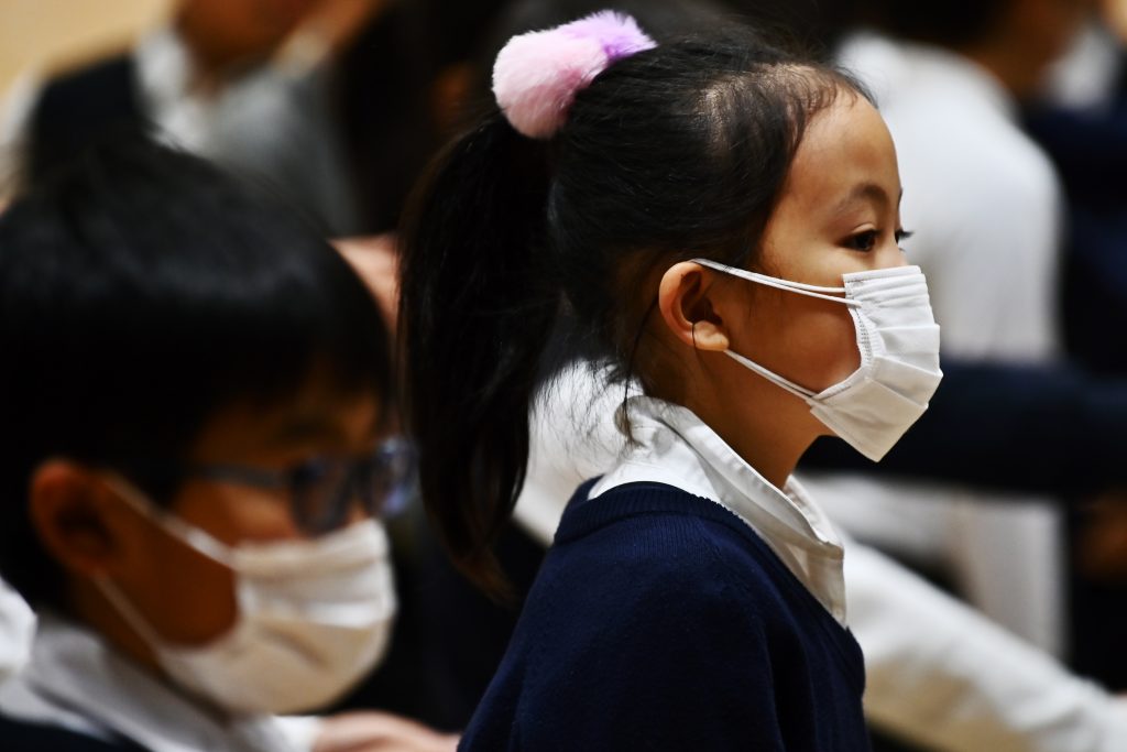 In the education ministry's request, schools were urged to instruct students to generally spend their time at home during the closures. (AFP)