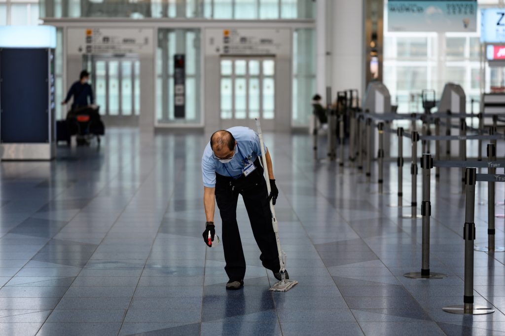 Japan will soon expand its entry ban related to the novel coronavirus crisis to cover travelers from 18 European countries and Iran. (AFP)