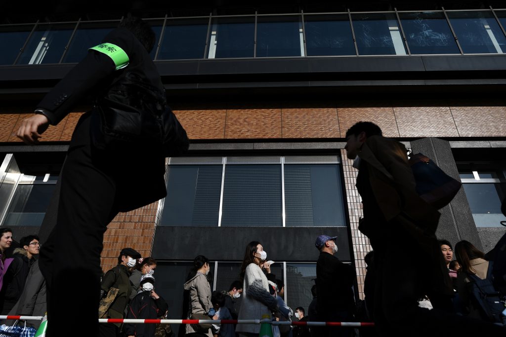 Japan has recorded 1,055 cases of domestically transmitted cases of coronavirus as of Sunday. (AFP)