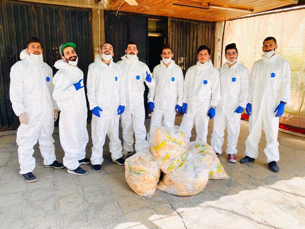 Lebanese volunteers initiate hunger relief program amid COVID-19 in Tripoli. (Facebook)