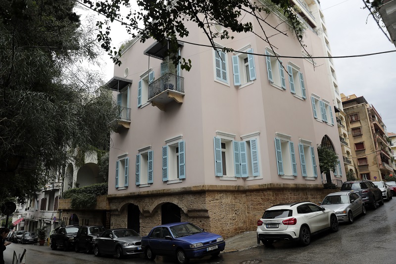 Ghosn considers he is the rightful owner of the distinctive house with pink walls and pale blue shutters, located on an upmarket street of the capital. (AFP/file)