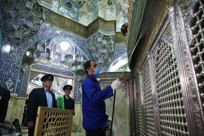 The report Wednesday comes as Tehran and other areas canceled Friday prayers last week over the outbreak. (File/AFP)