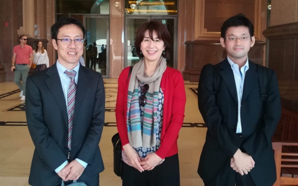 Dr. Atsushi Tsukui, Senior Researcher at International Development Center of Japan Incorporated, Ms. Ami Honda, JICE, Dr. Yusuke Nakajima, Senior Lecturer at the Faculty of Education of Osaka Ohtani University.