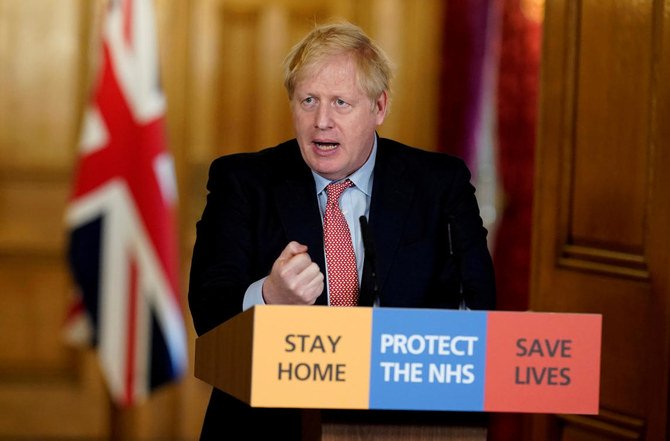 Britain’s Prime Minister Boris Johnson has tested positive for coronavirus. (Reuters)