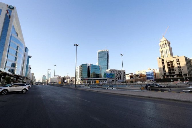 Above, an empty street in Riyadh after a curfew was imposed to prevent the spread of the coronavirus on March 23, 2020. (Reuters)