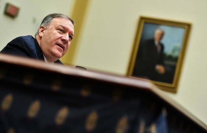 US Secretary of State Mike Pompeo said Iraq’s government should defend the US-led coalition helping it fight Daesh. (AFP)