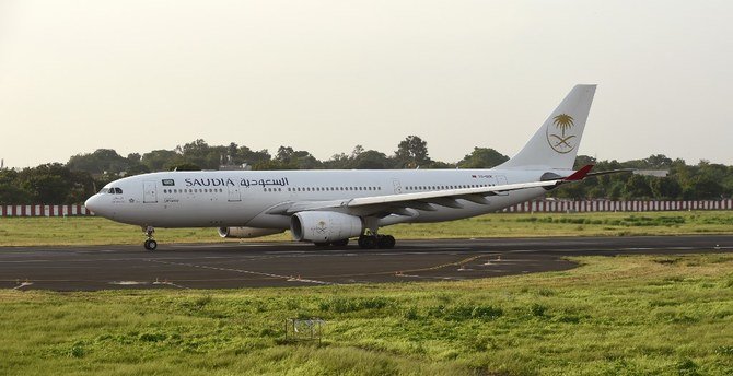 Nationals can take Saudia flights from Dubai airport during the next three days. (File/AFP)