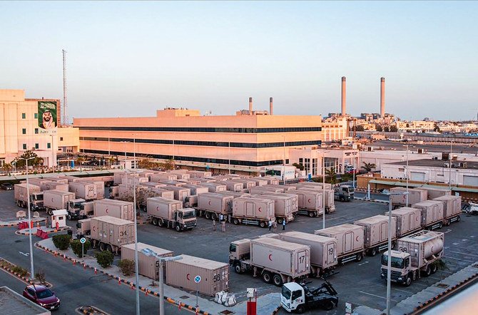 Medical vehicles to be used as field hospital, are seen at the parking of the King Fahad Medical City, amid fear of the outbreak of coronavirus (COVID-19), in Jeddah, Saudi Arabia March 23, 2020. (The Saudi Defense Ministry/Handout via Reuters)