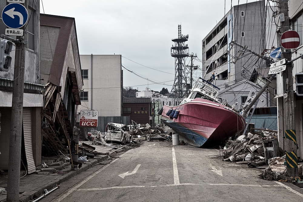 The Japanese government decided Friday to cancel this year's memorial ceremony for the March 2011 earthquake and tsunami to prevent a further spread of the new coronavirus.  (Shutterstock)
