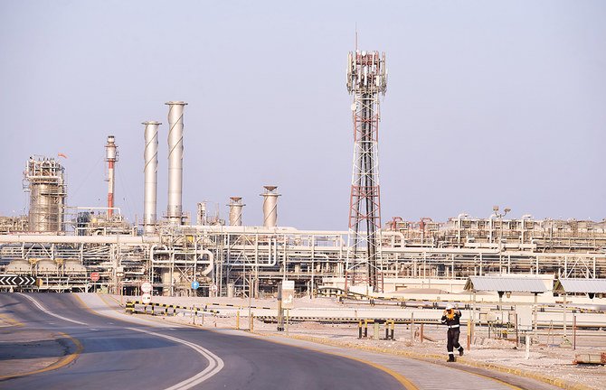 Last month, Aramco committed itself to a $110 billion plan to invest in the Al-Jafura gas field in the Eastern Province, another step in the strategy of getting away from burning oil for domestic power generation. (AFP)