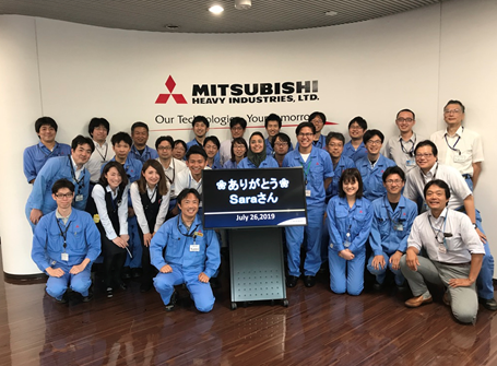 Summer Internship at Mitsubishi Heavy Industries. (Supplied)