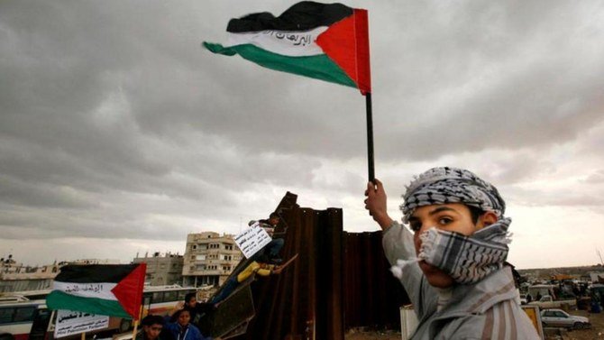 UK’s joint minister of state in the Foreign Office and the Department for International Development, James Cleverly met with the head of the Palestinian Mission in the UK to renew its commitment. (Reuters/File Photo)