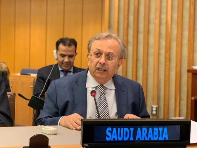 Terrorism should not be linked to religion, nationality or race, Abdallah Al-Mouallimi, Saudi Arabia’s permanent representative to the UN, told a meeting of ambassadors of OIC member states. (SPA)