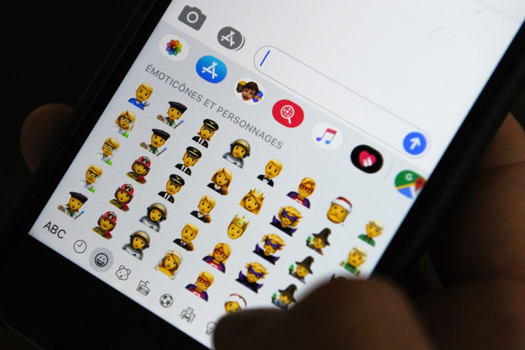 Version 14.0 of Emojis may not be available until early 2022. (AFP)