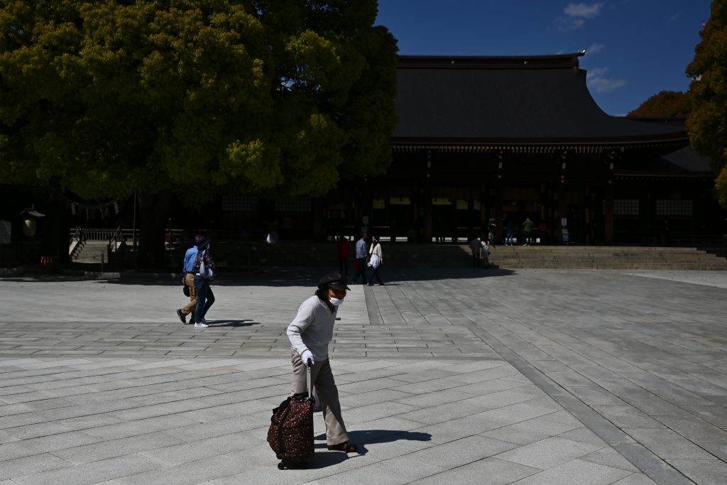 The Japanese government's emergency declaration gave the governors legal authority to call on people to stay at home and businesses to close. (AFP)