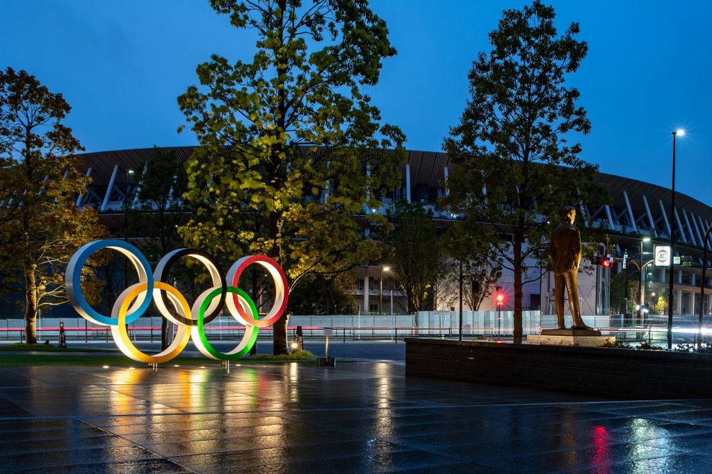 The vast majority of Tokyo 2020's approximately 3,800 staff have been working from home since the Japanese government announced a state of emergency. (AFP)