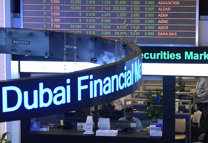 The UAE’s major bourses recorded follow on gains on Tuesday as investors cheered the government’s recently announced incentives and stimulus packages to boost the local economy. (AFP)