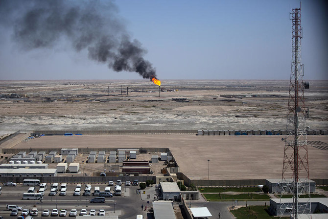 An Iraqi army statement said the rockets struck near a “Chinese company” in the Nahrawan area, southeast of Baghdad. (File/AFP)