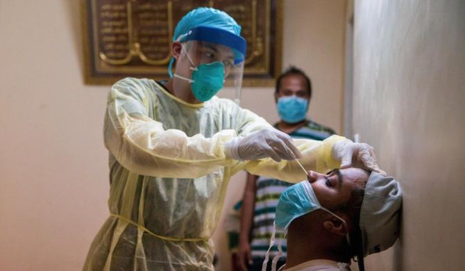 Saudi Arabia announced 1,132 new cases of coronavirus on Saturday, taking the total number of cases in the Kingdom to 8,274. (Saudi Ministry of Health)