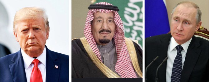 US President Trump, Saudi King Salman and Russian President Putin. (AN combo image)
