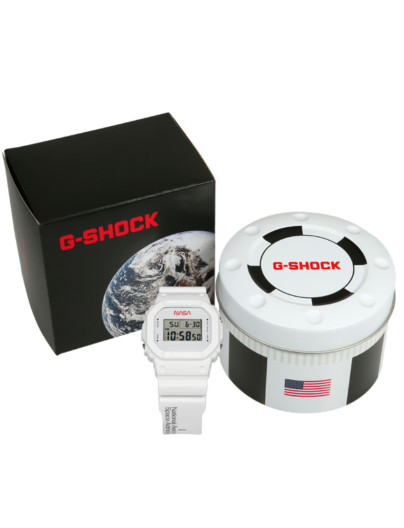 G-Shock celebrates NASA with its DW-5600 limited edition timepiece. (G-Shock)