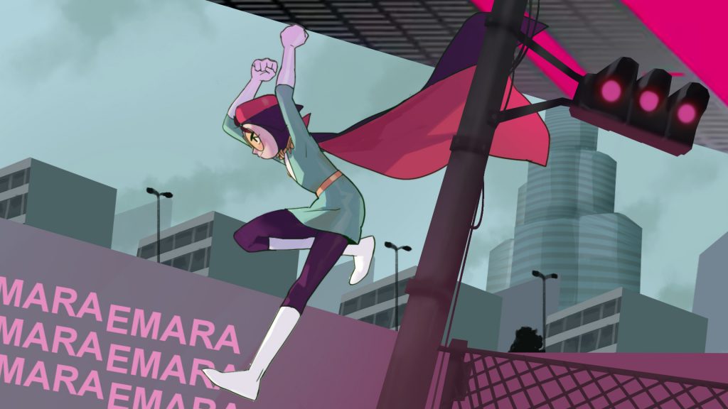 Almheiri created an animated web series about an Arab superhero, called EMARA. (Supplied)